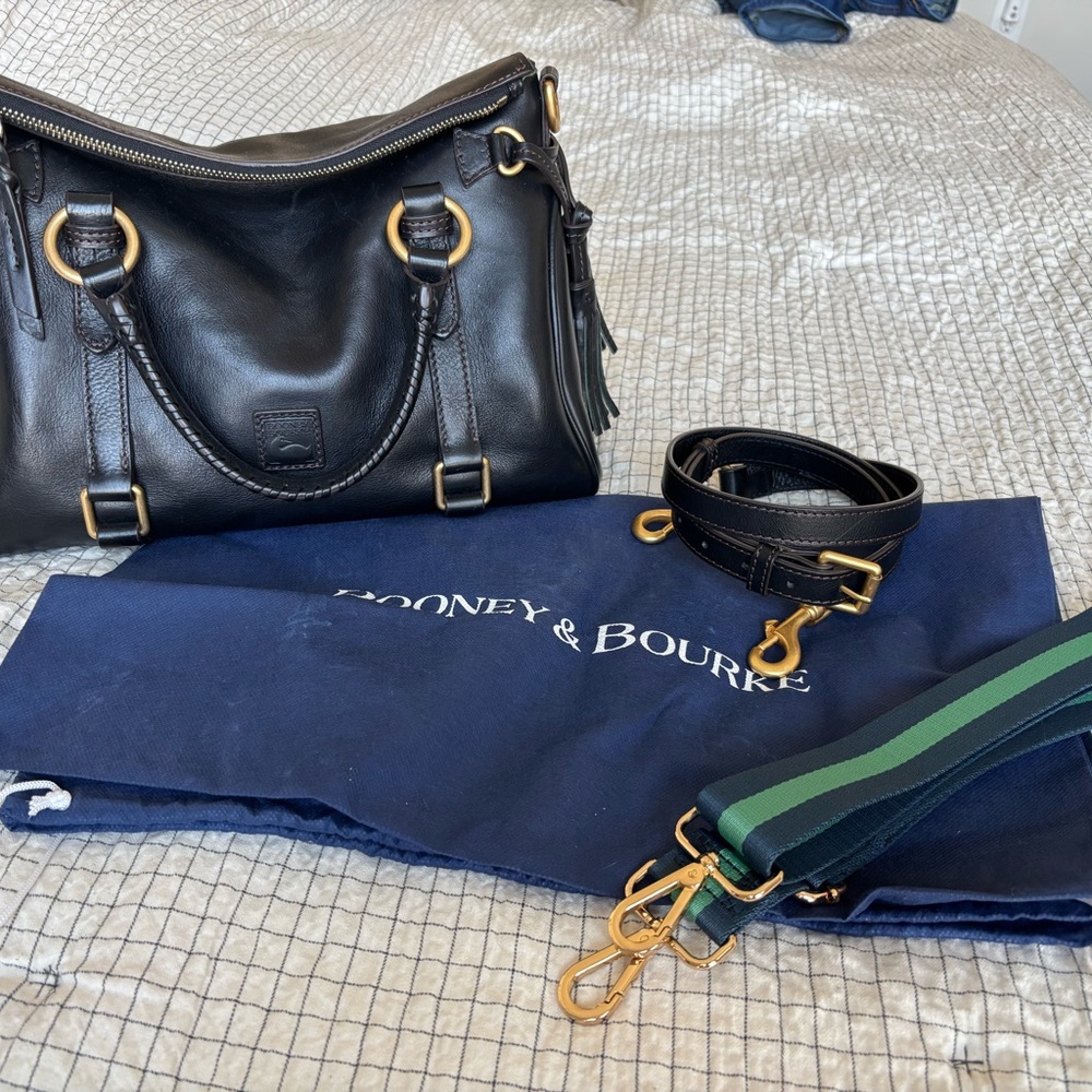 Dooney & Bourke Black Leather Shoulder Bag